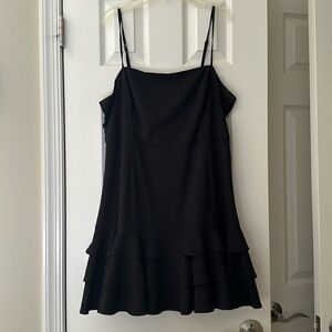 Square neck mini dress